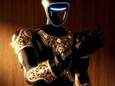 Caviar kezeli a Unitree G1 humanoid robotot egy luxus átalakítással, fekete és arany megjelenéssel (Kép forrása: Caviar)