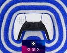 DualSense PS5 kontroller haptikus visszajelzés DSX logóval (Kép forrása: Sony PlayStation, Steam szerkesztéssel)