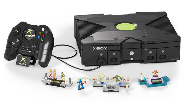 A Mattel Brick Shop Microsoft XBOX építőkészlet.