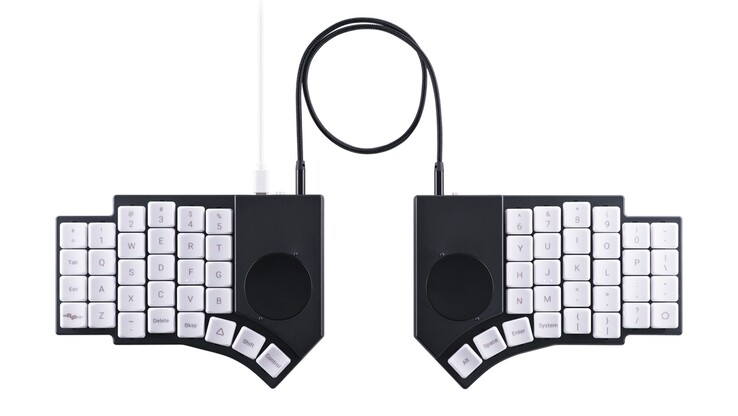 MoErgo Go60 osztott vezeték nélküli mechanikus billentyűzet vezetékes üzemmódban