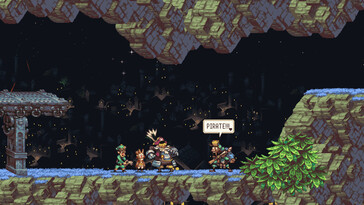Egy kép, amely az Owlboy több szereplőjét mutatja.