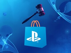 A PlayStation Store logója a kalapács alatt látható