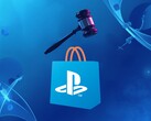 A PlayStation Store logója a kalapács alatt látható