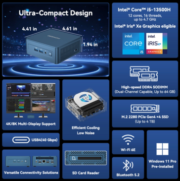 Geekom IT13 2026-os kiadás (Forrás: Geekom)