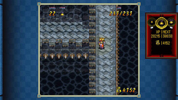 A képen: Játékmenet-képernyőkép a Terranigma című játékból.