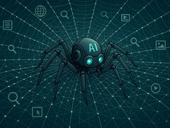 A mesterséges intelligencia lánctalpasok botok, azaz automatizált programok. A pókokhoz hasonlóan mozognak az interneten, és információkat gyűjtenek. (Kép forrása: ChatGPT / OpenAI)