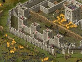 Egy kép, amely a Stronghold: Definitive Edition című játékban szereplő várat ábrázolja, amely jelenleg a Steam-en kapható.