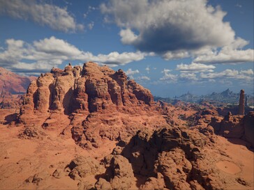 Hatalmas táj a távoli tájképminőség frissítése után