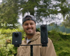 A DJI Osmo 360 és az Insta360 X5 egymás mellett. (Kép forrása: Benett Graezer)