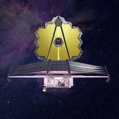 A James Webb űrteleszkóp képe (Kép forrása: NASA)