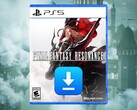 A Final Fantasy 7 Revelation PS5-es doboza letöltési ikonnal
