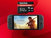 A Final Fantasy XIV Switch 2 portja MicroSD Express kártyával látható