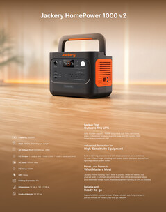 A HomePower 1000 v2 műszaki adatai