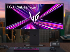 Az LG UltraGear OLED 34GX900A viszonylag vastag, állítható állvánnyal érkezik. (Kép forrása: LG)