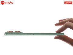 A Moto X70 Air 2025 októberében jelenik meg Kínában. Képünkön: a vékony telefon teaser fotója. (Kép forrása: Lenovo)