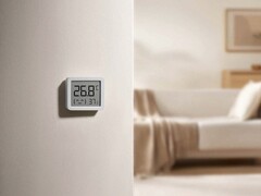 A Xiaomi Smart Temperature and Humidity Monitor 3 Mini (képünkön) elérte Európát. (Kép forrása: Xiaomi)