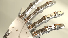 Az 1X NEO humanoid robot 22 szabadsági fokú kezeket használ a házimunkák önálló elvégzésére. (Kép forrása: 1x)