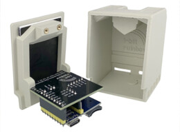 A pico-mac-nano egy 3D nyomtatott tokba szerelt WaveShare Pico Zero kártyát használ a Mac Classic emulátor pico-mac futtatására. (Kép forrása: Nick Gillard)