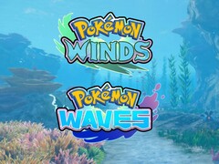 A „Pokémon: Winds and Waves Switch 2” játék szlogenje látható