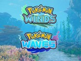 A „Pokémon: Winds and Waves Switch 2” játék szlogenje látható