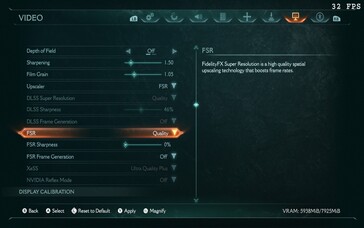 Doom: The Dark Ages Steam Deck beállításai (kép forrása: Notebookcheck)