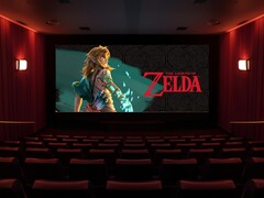 A Zelda-filmet egy moziban vetítik (Kép forrása: Nintendo of America, szerkesztve)