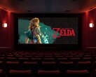 A Zelda-filmet egy moziban vetítik (Kép forrása: Nintendo of America, szerkesztve)