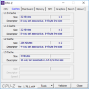 System info: CPU-Z Cache