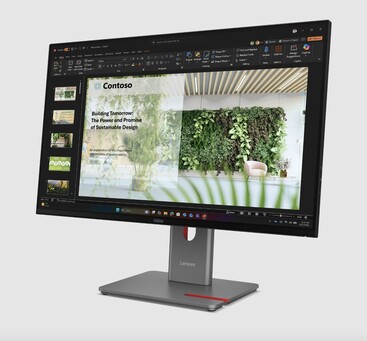 A Lenovo P27UL OLED monitor elölnézete.