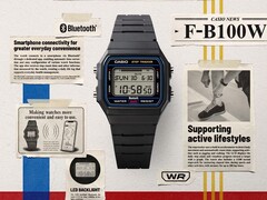A Casio új F-B100W órái Bluetooth-kapcsolattal és lépésszámlálóval egészítik ki a klasszikus F-91W modellt