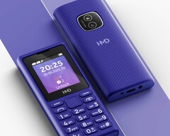 A HMD 102 4G egyetlen kamerát helyez el az erősen lekerekített hátlapon. (Kép forrása: HMD Global)