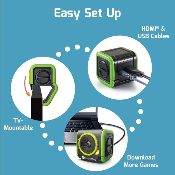 A LeapMove könnyen beállítható, és nem igényel internetkapcsolatot. (Kép forrása: LeapFrog)