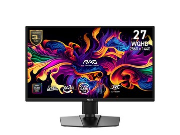 Az MSI MAG 272QP X24 QD-OLED monitor. (Kép forrása: MSI)