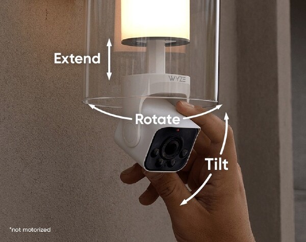 A Wyze Bulb Cam nem rendelkezik automatikus pásztázási és dőlési funkcióval. (Kép forrása: Wyze)