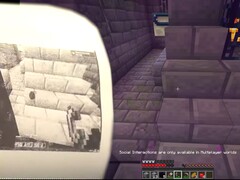 A YouTuber smill végigjátszotta a Minecraftot egy nyugtanyomtatón. (Kép forrása: smillgames via YouTube)