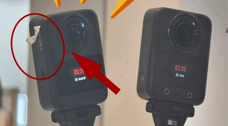 A még meg nem jelent Osmo 360 II az Osmo 360 mellett, balról jobbra.