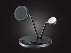 Az Anker 3 az 1-ben MagGo AirCool vezeték nélküli töltőállomása (képünkön) 2025 szeptemberében kerülhet piacra. (Kép forrása: Wireless Power Consortium)