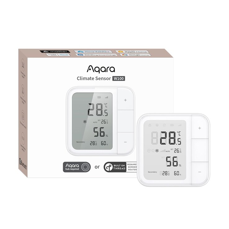 Az Aqara Climate Sensor W100. (Kép forrása: Aqara)