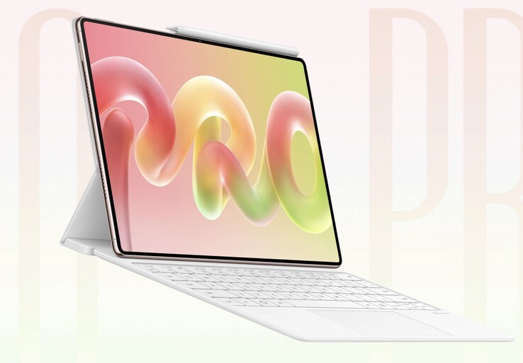 A MatePad Pro billentyűzettel és érintőceruzával kiegészítve.