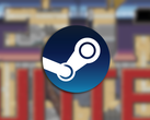 Egy képernyőkép a játék traileréből a Steam logójával a tetején.