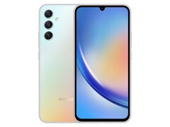 Samsung Galaxy A34 Silver (Kép forrása: Samsung Newsroom)