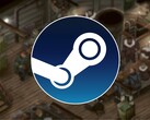 Egy kép, amelyen a Steam logója és a most 80%-os kedvezménnyel kapható The Pale Beyond játék látható.
