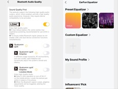 LDAC és EQ beállítások