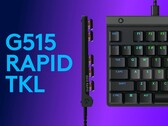 Az új Logitech G505 Rapid TKL promóciós képe fekete színben. (Kép forrása: Logitech)
