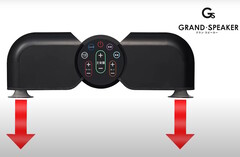 A Doshisha GS-SP1 Grand Speaker soundbar segítségével az idősek jobban hallhatják a tévéműsorokat anélkül, hogy felhangosítanák a hangerőt. (Kép forrása: Doshisha)
