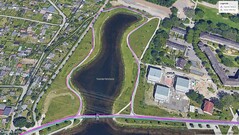 GNSS mérés: tó