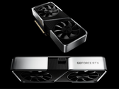 Egy renderelt kép a GeForce RTX 3060 Founders Edition GPU-ról