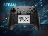 A Steam Controller készleten kívül jelzéssel látható