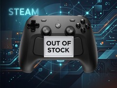 A Steam Controller készleten kívül jelzéssel látható