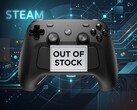 A Steam Controller készleten kívül jelzéssel látható